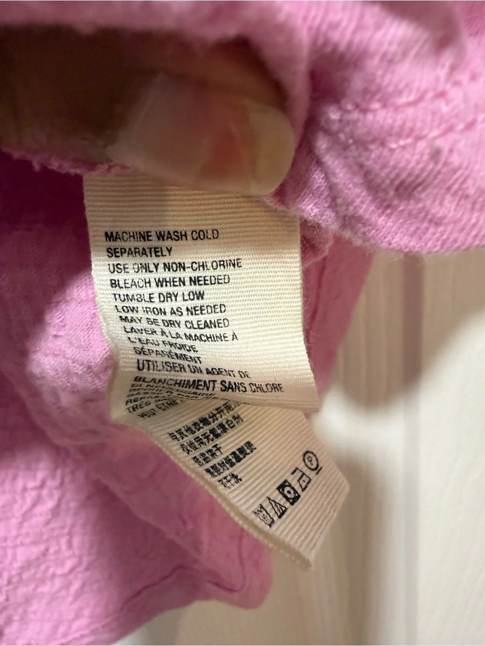 Free People Bubblegum Pink Textured Henley Top